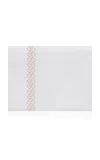 The Lino Romano Cotton Percal King Top Sheet In Pink