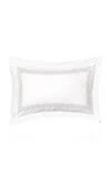 The Lino Romano Cotton Percal Standard Sham In White