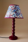 The Little Haus Small Bobbin Lamp Base In Burgundy
