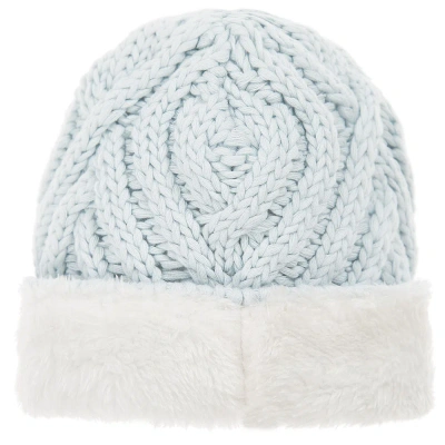The Little Tailor Pale Blue Knitted Baby Hat