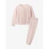 The Little White Company Blossom Long-sleeve Two-piece Cashmere Set 0-24 Months In Pink