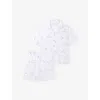 The Little White Company Reasure Island Cotton Pyjamas 1-12 Years White/blu