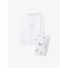 The Little White Company Multi Party Animals Slim-fit Organic Cotton Pyjamas 1-6 Y In Multi