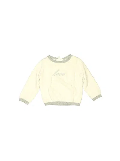 Pre-owned The Little White Company Babies' Pullover Sweater In Yellow