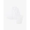The Little White Company S  Broderie-pattern Cotton Pyjamas 1-12 In White