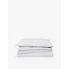 The Little White Company Ud Star Gingham Cot Bed Cotton Bed S