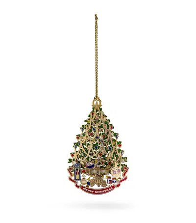 The London Christmas Company Christmas Tree Ornament In Green