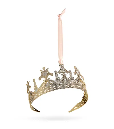 The London Christmas Company Tiara Tree Decoration In Gold