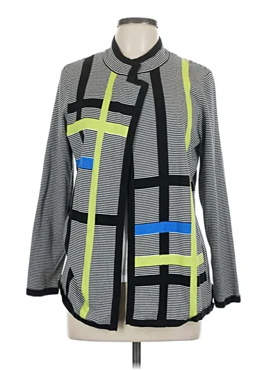 Pre-owned The Look Cardigan Sweater In Gray