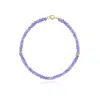 The Lovery Amethyst Bead Bracelet