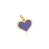 The Lovery Amethyst Heart Charm