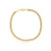 The Lovery Braided Matte Herringbone Bracelet