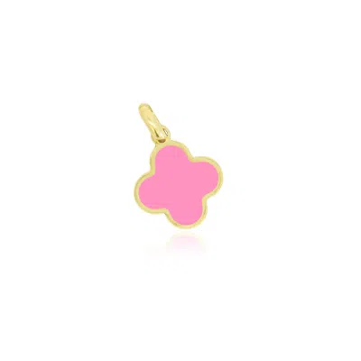 The Lovery Bubblegum Pink Clover Charm