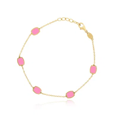 The Lovery Bubblegum Pink Icon Bracelet