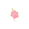 The Lovery Bubblegum Pink Paw Charm