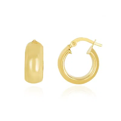 The Lovery Chunky Hoop Earrings In Multi