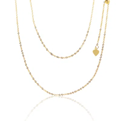 The Lovery Classic Adjustable Bolo Chain Necklace In Multi