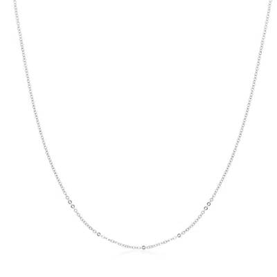 The Lovery Classic Chain Necklace 18 Inches In Silver