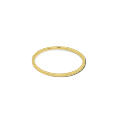 The Lovery Classic Gold Band In Purple