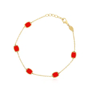 The Lovery Coral Icon Bracelet