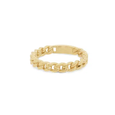 The Lovery Curb Link Ring In White
