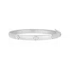 The Lovery Diamond Clover Bangle In Blue