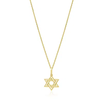 The Lovery Double Gold Star Of David Necklace