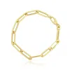 The Lovery Extra Large Paperclip Bracelet In Multi