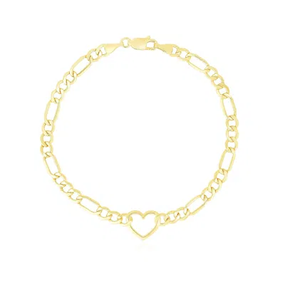 The Lovery Figaro Heart Bracelet In Multi