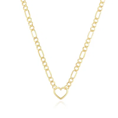 The Lovery Figaro Heart Necklace In Multi