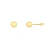 The Lovery Fine Jewelry Baby Ball Screw Back Stud Earrings In Gold