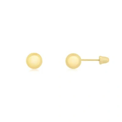The Lovery Fine Jewelry Baby Ball Screw Back Stud Earrings In Gold