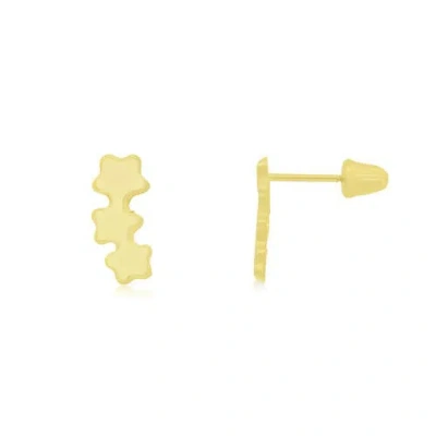 The Lovery Fine Jewelry Baby Shooting Star Screw Back Stud Earrings In Gold