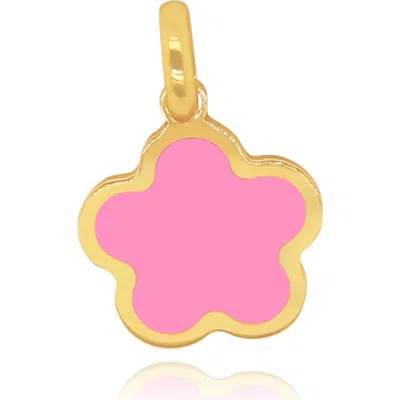 The Lovery Fine Jewelry Bubblegum Pink Flower Charm