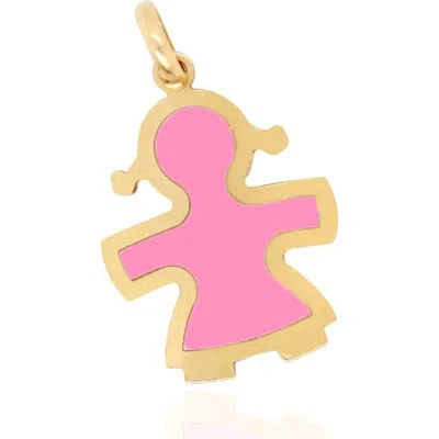 The Lovery Fine Jewelry Bubblegum Pink Girl Charm
