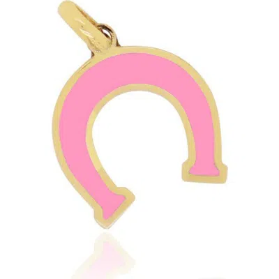 The Lovery Fine Jewelry Bubblegum Pink Horseshoe Charm