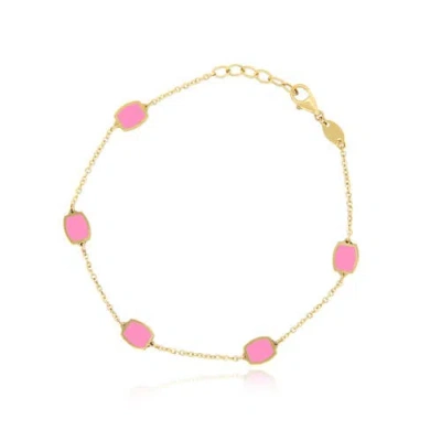 The Lovery Fine Jewelry Bubblegum Pink Icon Bracelet