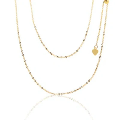 The Lovery Fine Jewelry Classic Adjustable Bolo Chain Necklace In Gold