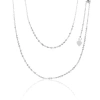 The Lovery Fine Jewelry Classic Adjustable Bolo Chain Necklace In Silver