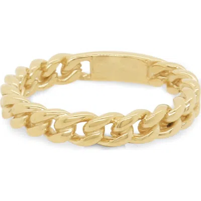 The Lovery Fine Jewelry Curb Link Ring In Gold