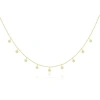 The Lovery Fine Jewelry Dangle Diamond Bezel Necklace In Gold