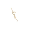 The Lovery Fine Jewelry Diamond Script Love Charm In Gold
