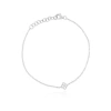 The Lovery Fine Jewelry Diamond Single Clover Bracelet In Gold