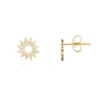 The Lovery Fine Jewelry Diamond Sun Stud Earrings In Gold