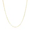The Lovery Fine Jewelry Disco Link Chain Necklace In Gold