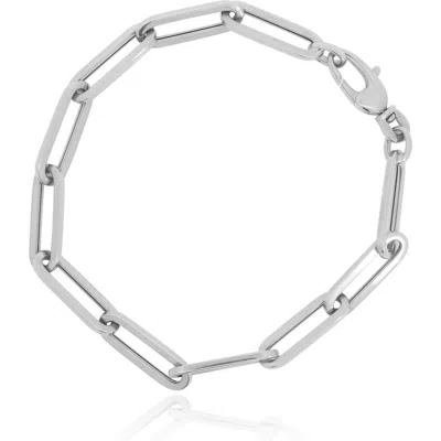 The Lovery Fine Jewelry Extra Large Paperclip Bracelet In Silver