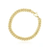 The Lovery Fine Jewelry Fancy Curb Bracelet In Gold