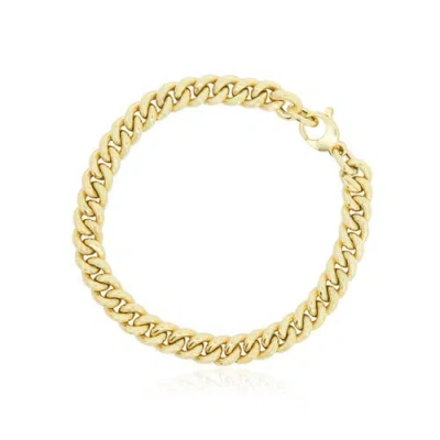 The Lovery Fine Jewelry Fancy Curb Bracelet In Gold