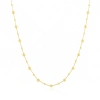 The Lovery Fine Jewelry Gold Bead Station Chain Necklace In Gold