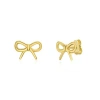The Lovery Fine Jewelry Gold Bow Stud Earrings In Gold
